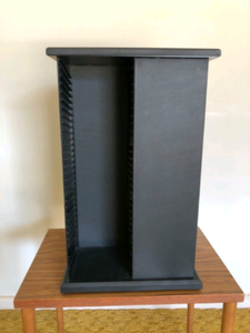 Black revolving CD tower storage | Entertainment & TV Units | Gumtree