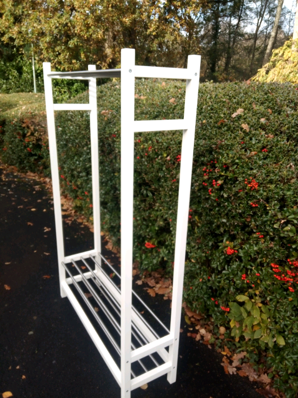 Ikea TJUSIG Clothes Rail / Shoe Rack / Hat Stand Storage Unit | in