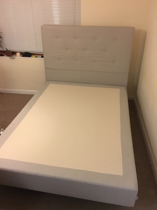 IKEA Double Bed (EVENSKJER Mattress Base, SULTAN Legs, BEKKESTUA