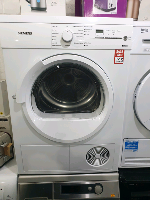 Siemens iq300 vented dryer refurbished with warranty ready to go in