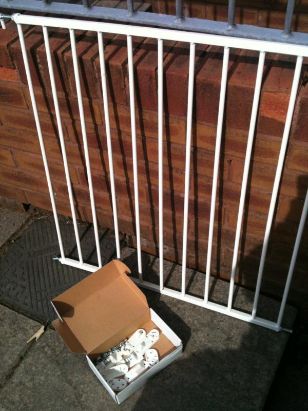 Aluminium hinged stair gate in Bargoed, Caerphilly Gumtree