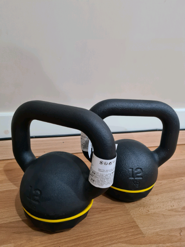 2 X 12kg Cast Iron Kettlebells Brand New In Willesden London Gumtree