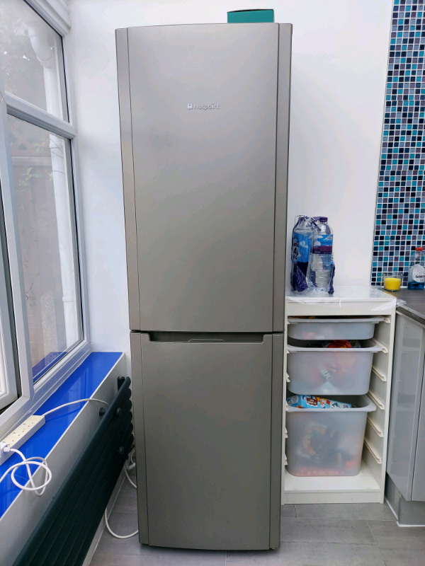 Hotpoint slim grey fridge freezer in Hornchurch, London Gumtree