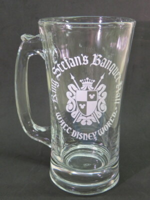 Walt Disney World Glass Mug Stein ~ King Stefan's Banquet Hall Cinderella Castle