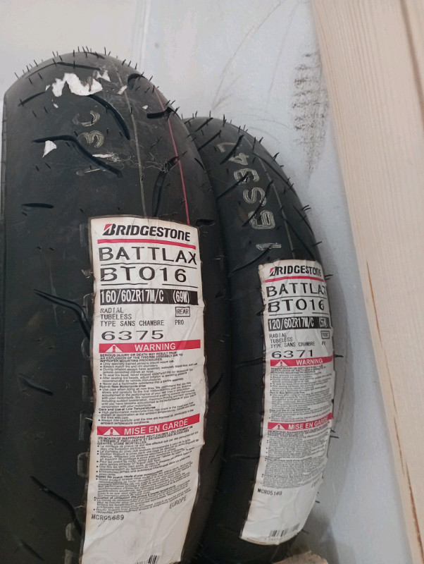 New Bridgestone Battlax Set 1 60 160 60 17 In Newtownards County Down Gumtree