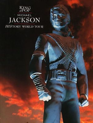 MICHAEL JACKSON 1996 HISTORY U.S. TOUR CONCERT PROGRAM BOOK / NM 2 MINT