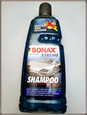 (8,90 /L) SONAX XTREME Shampoo 2 in 1 Autoshampoo 1L Konzentrat ohne Abledern