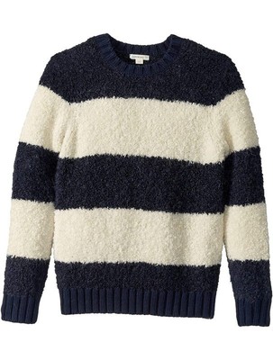 Вязаный свитер с круглым вырезом из пряжи J.Crew Boys, разноцветный, 10