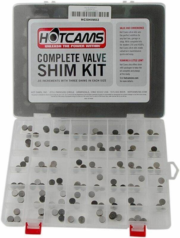 Yamaha YFZ450R Hot Cams Valve Shim Kit 2021 2022 YFZ 450R - 141 Total Shims