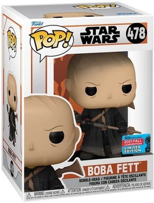Star Wars Mandalorian: Boba Fett (No Helmet limited edition) Funko POP! Vinyl