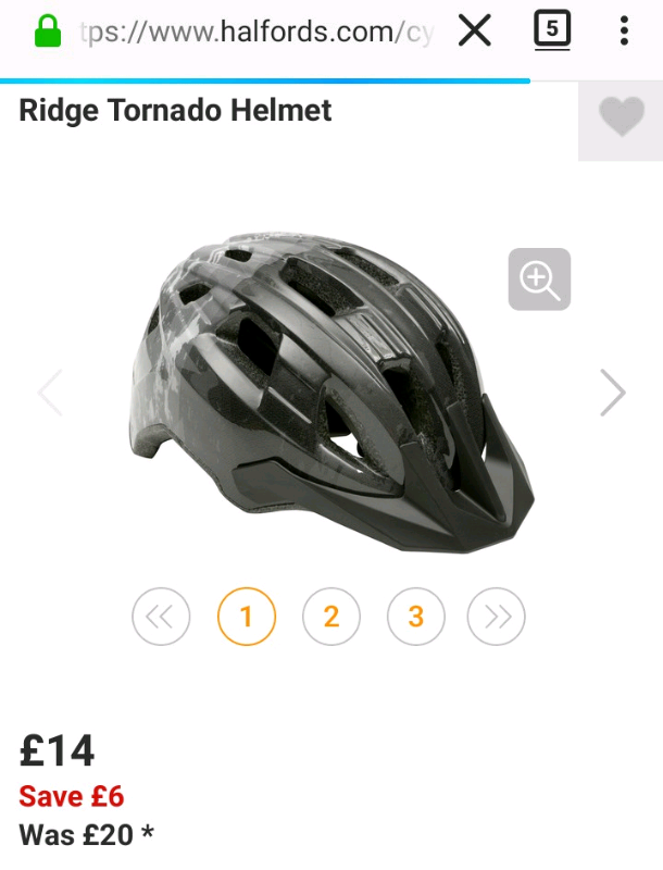 ridge helmet halfords
