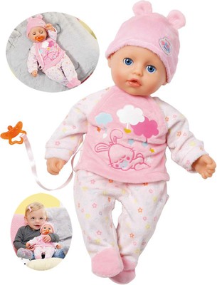 куклы Zapf Creation My Little Baby Born Puppe Super Soft Girl 32 Cm Rosa Weiß