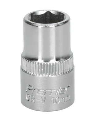 Sealey S3810 WallDrive Socket 10mm 3/8''Sq Drive