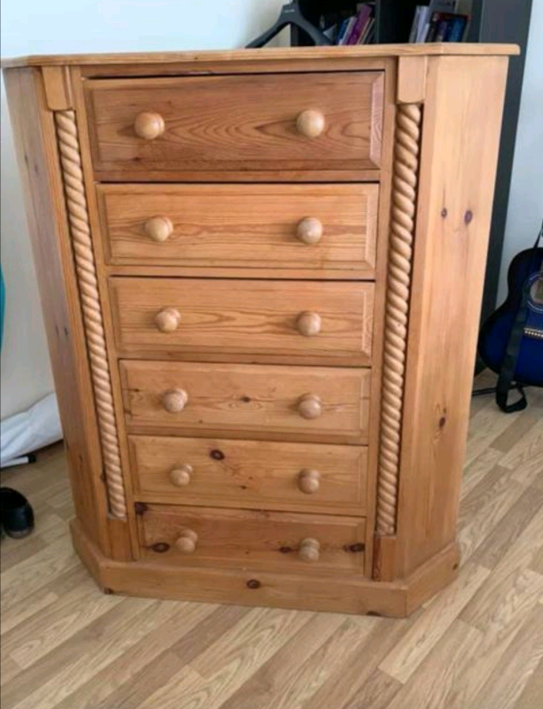 Classic style hardwood corner chest of drawers | in West ...