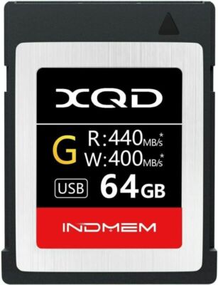 64GB XQD Flash Memory Card 5X Tough MLC 440MB/S Supports PCIe 2.0 USB 3.0