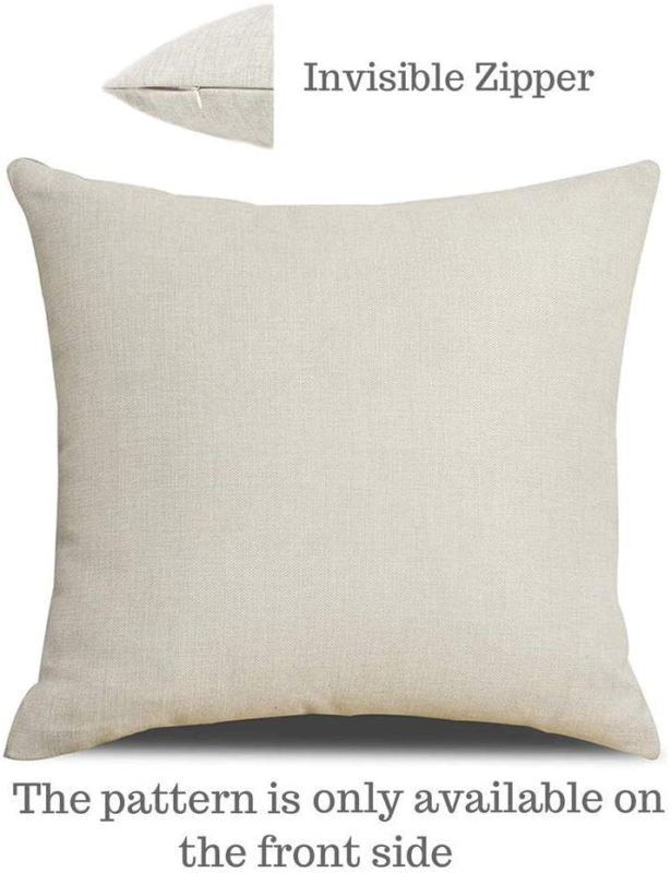 NYDECOR Farmhouse Throw Pillow Covers Quote Pillow Case Cotton Linen Rustic Farm