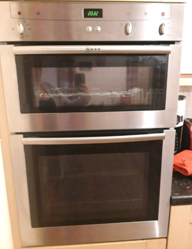 Integrated NEFF Double electric oven & grill in Church Gresley