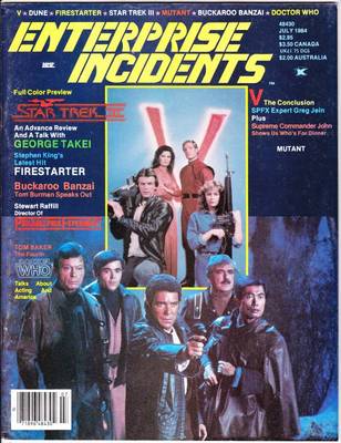 ENTERPRISE INCIDENTS #19 - George Takei, Tom Burman, Buckaroo Banzai, ''V'' TV 