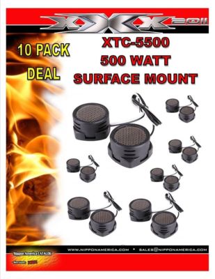 10 PAIRS 500w Tweeters Built-in Crossover High Frequency Car Truck Boat Stereo X
