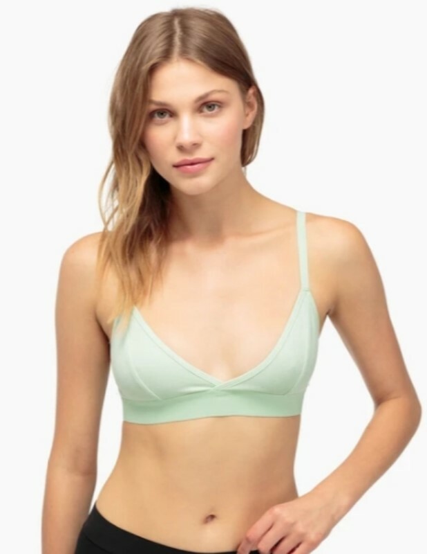 Richer Poorer 259689 Women's Mint Classic Knit Bralette Bra Mint Size Medium