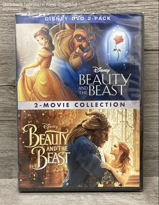 NIP Sealed DVD 2 Pack Disney Beauty & The Beast Animated & Live-Action 2020