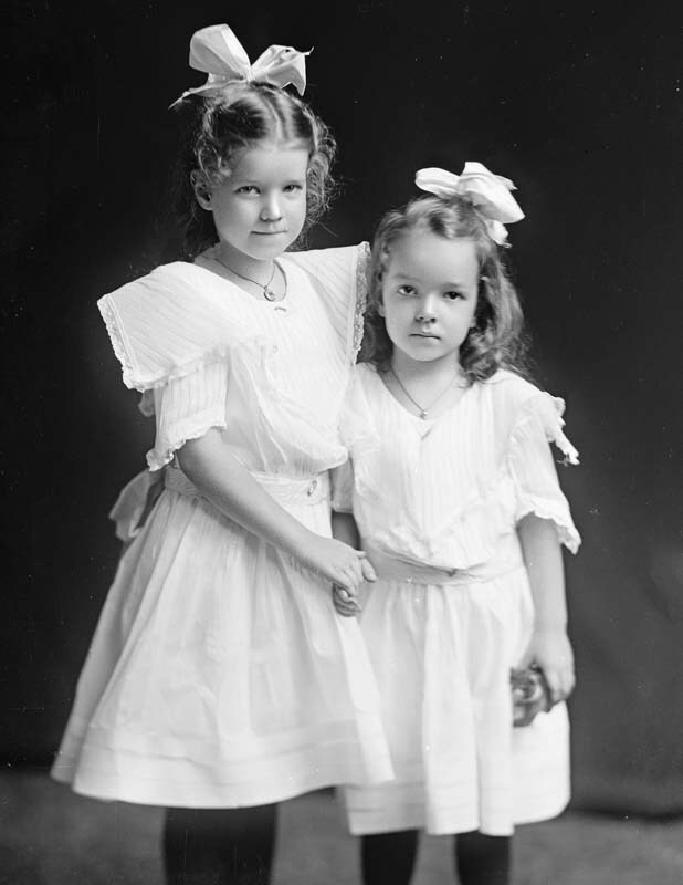 1901 The Cortelyon Girls Vintage Old Photo 8.5" x 11" Reprint
