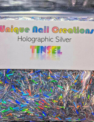 TINSEL~LAZER HOLOGRAPHIC COLORS~ U Choose Color*Nail Art Face Festival USA