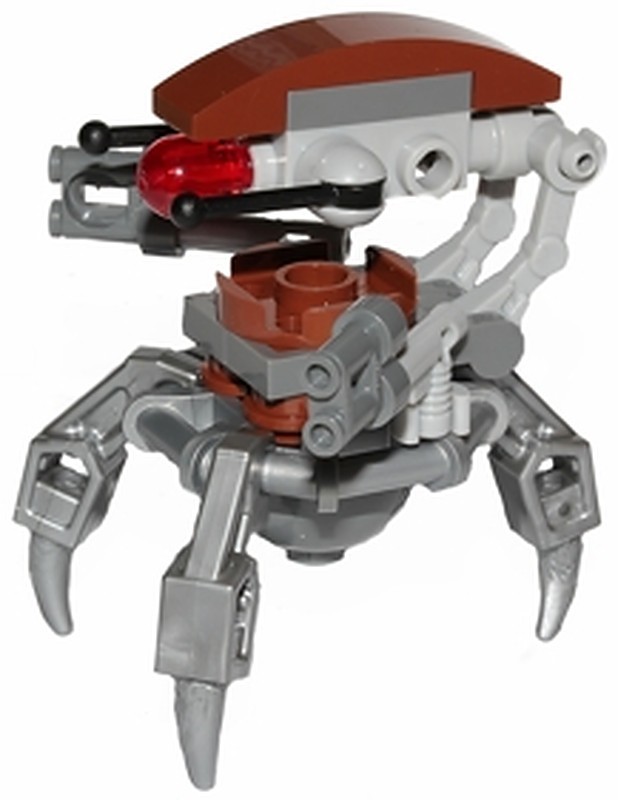 Droideka (Destroyer Droid) - Flat Silver Arms (sw0441a)