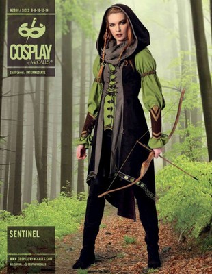 Schnittmuster Cosplay Bogenschütze McCalls M2080 E5 14-22 (Gr. 40-48) Englische 