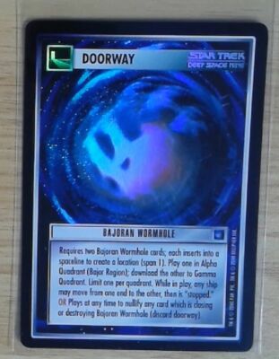 Star Trek CCG Bajoran Wormhole 1E Tournament Foil