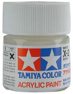 TAMIYA ACRYLIC PAINT 10 ml. X02 WHITE