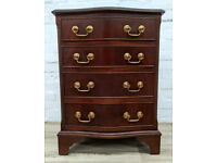 Mahogany Chest Of Four Drawers (DELIVERY AVAILABLE)