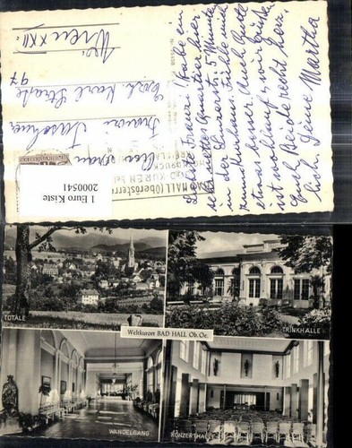 2000541,Bad Hall Mehrbild Ak Wandelgang Trinkhalle Totale img
