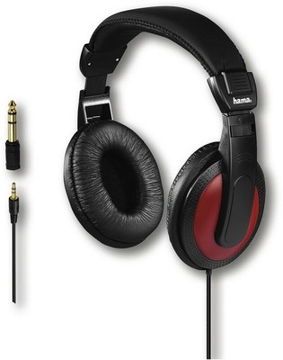 Hama Over Ear Stereo Kopfhörer HiFi Basic4Music Kopfhörer 2M Kabel 184012 Klinke