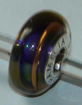 Chamilia ROYAL GOLD 24k Gold Collection Murano Glass & Sterling Bead 2116-0070
