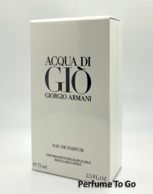 ACQUA DI GIO pour HOMME Giorgio Armani 2.5 oz (75 ml) Eau de Parfum EDP SEALED