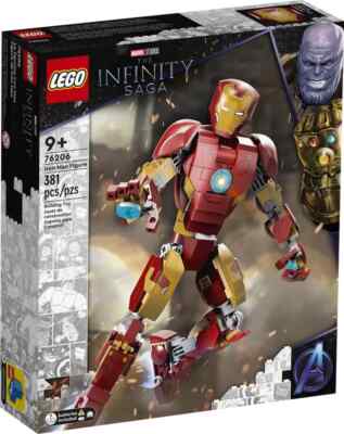 LEGO Super Heroes: Iron Man Figure (76206) - Factory Sealed - Retired 2022