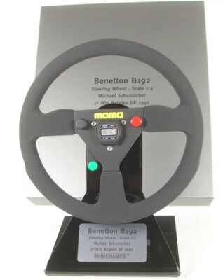 Benetton Formula ステアリングホイール MOMO Benetton F1 leather steering wheel 350mm Honda Bmw VW