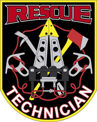 Rescue Technician Firefighter EMS Window Sticker - Various sizes