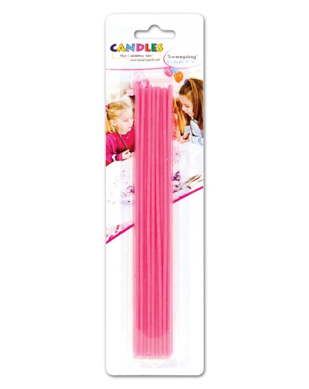 Candelina Slim 20pz Rosa dfh