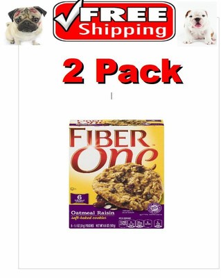  Fiber One??????? Oatmeal Raisin Soft-Baked Cookies 6 ct Box