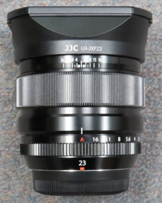 Fujifilm Fujinon Super EBC XF 23mm Aspherical Lens Black 1:1.4 w/ Cover