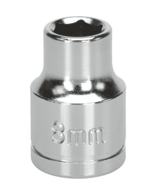 Sealey S0576 WallDrive Socket 8mm 3/8''Sq Drive