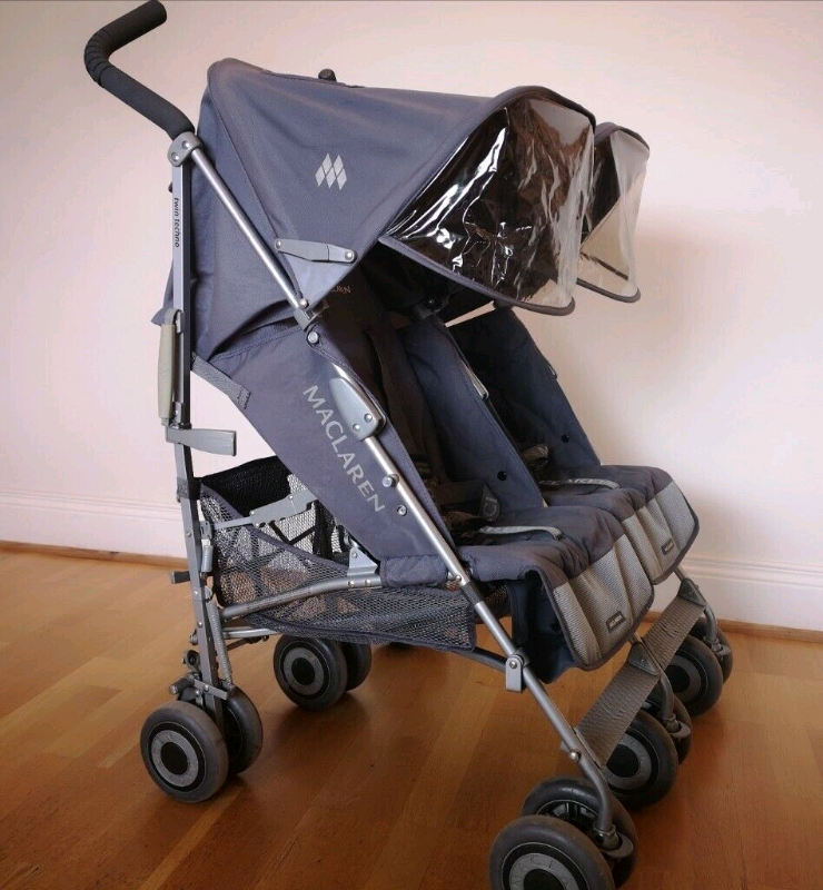Maclaren Twin Techno Double Stroller / Pram / Buggy in Millisle