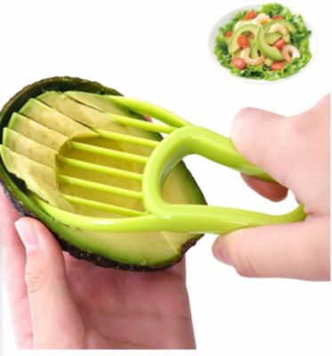3-in-1 Avocado Slicer Shea Corer Butter Fruit Peeler Cutter Pulp Separator fruit