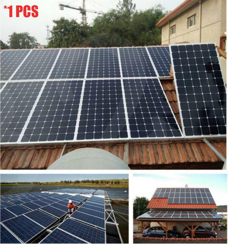 280W 18V High Flexible Solar Panel Monocrystalline Tile Panel Kit Waterproof US