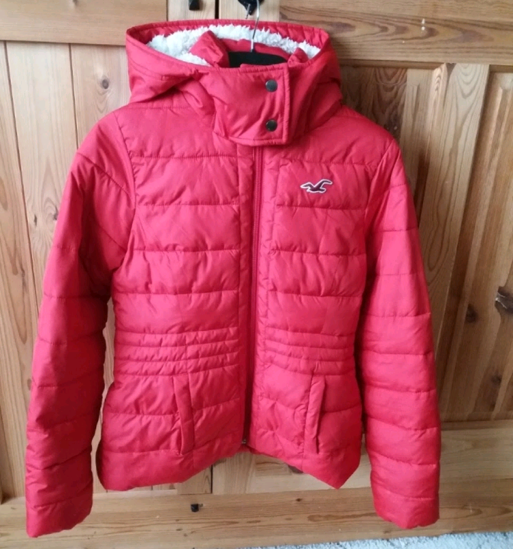 Hollister ladies red coat. Size M (1012) in Tiverton, Devon Gumtree