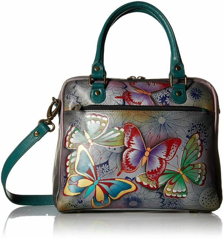 Anna by Anuschka Women&rsquo;s Genuine Leather Medium Cross Body