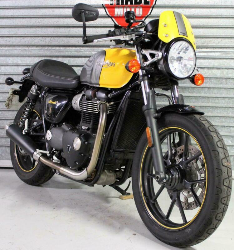 2017 17 TRIUMPH STREET CUP 900 ABS 1928 miles TRADE SALE NEW MOT CAT N