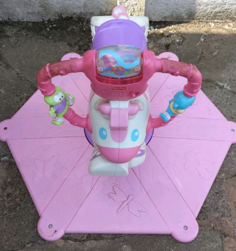 Fisher Price Bounce and Spin Zebra Pink | in Chelmsley Wood, West